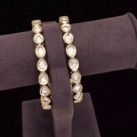 Jewel Addiction Heritage Glow Classic Kundan Bangle Set