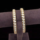 Jewel Addiction Sparkling Kundan Timeless Elegance Bangle Set
