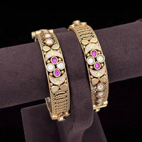 Jewel Addiction Twist of Modern Magic Pota Stone Openable Bangle Set