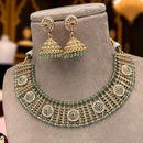 Jewel Addiction Copper Finish Pota Stone Necklace Set