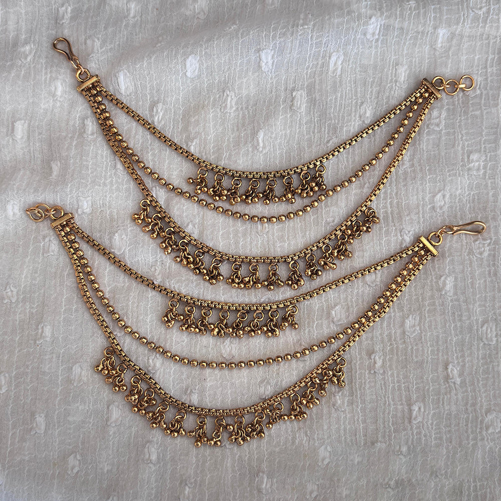 Jewel Addiction Copper Finish Multi Layer Kan Chain