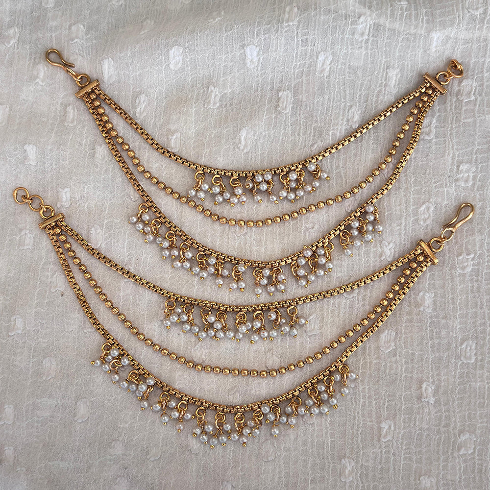 Jewel Addiction Copper Finish Multi Layer Kan Chain