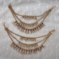 Jewel Addiction Copper Finish Multi Layer Kan Chain