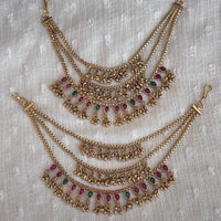 Jewel Addiction Copper Finish Multi Layer Kan Chain