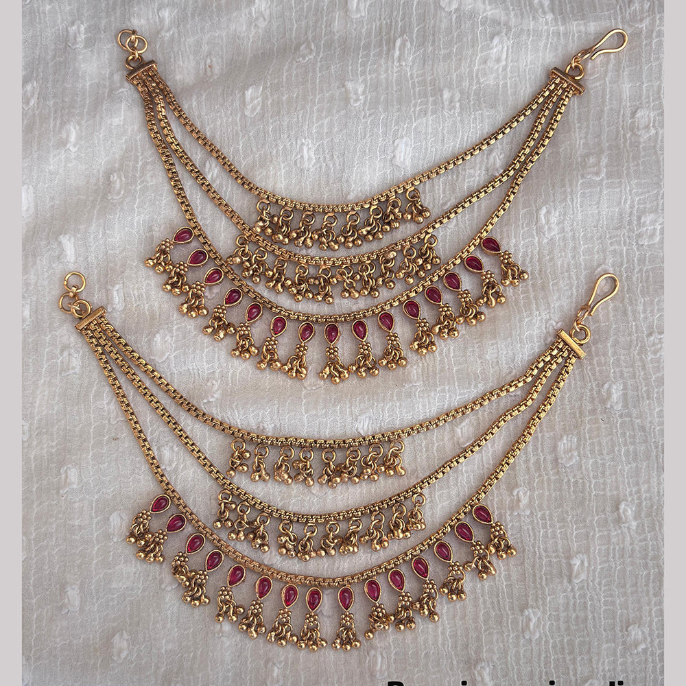 Jewel Addiction Copper Finish Multi Layer Kan Chain