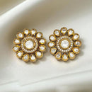 Jewel Addiction Stylish Pota Stone Stud Earrings