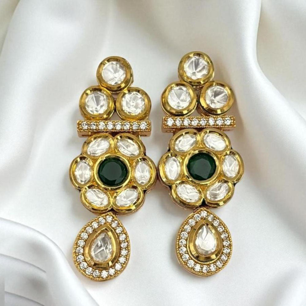 Jewel Addiction Trendy Pota And Austrian Stone Dangler Earrings