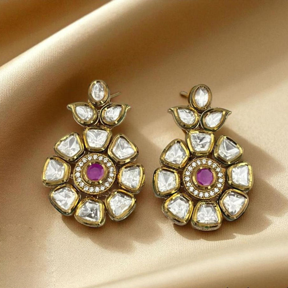 Jewel Addiction Trendy Pota And Austrian Stone Dangler Earrings
