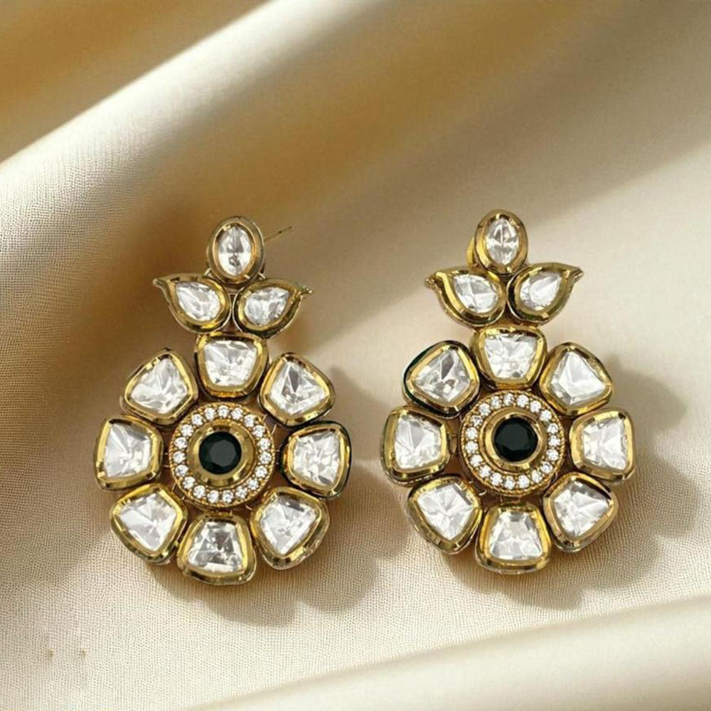 Jewel Addiction Trendy Pota And Austrian Stone Dangler Earrings