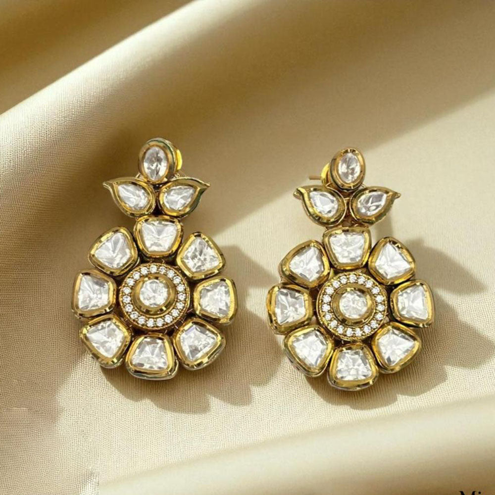 Jewel Addiction Trendy Pota And Austrian Stone Dangler Earrings
