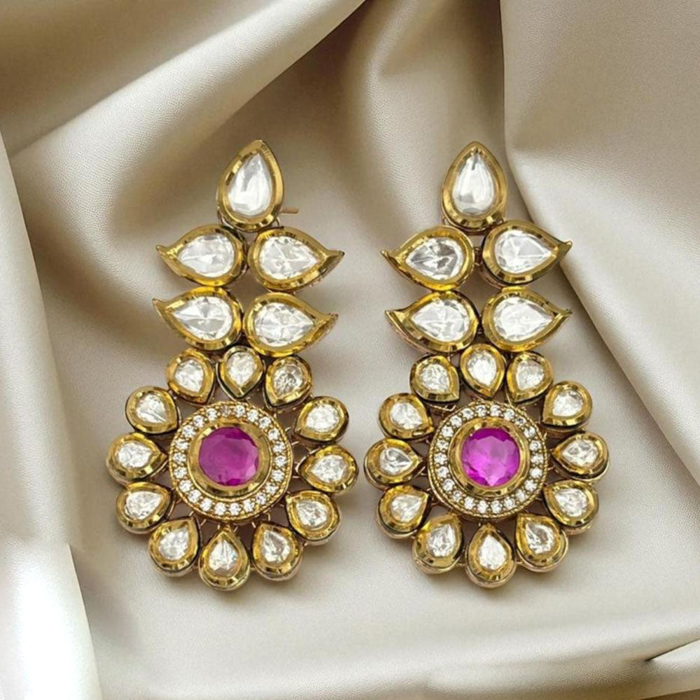Jewel Addiction Trendy Pota And Austrian Stone Dangler Earrings
