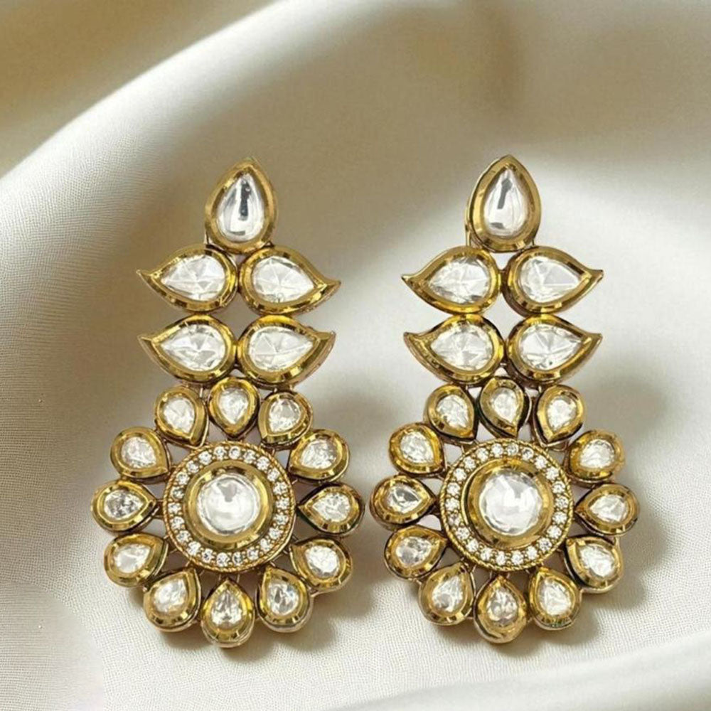 Jewel Addiction Trendy Pota And Austrian Stone Dangler Earrings