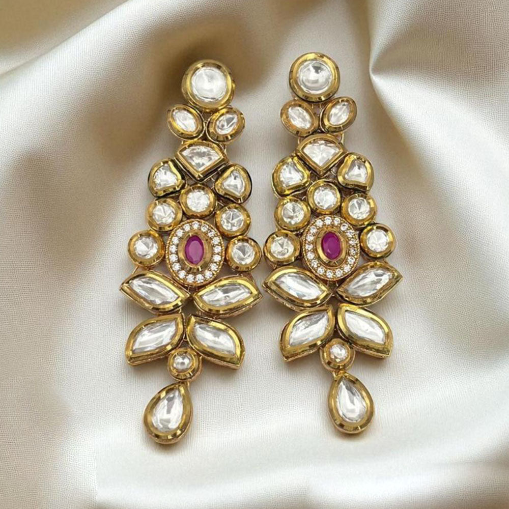 Jewel Addiction Trendy Pota And Austrian Stone Dangler Earrings