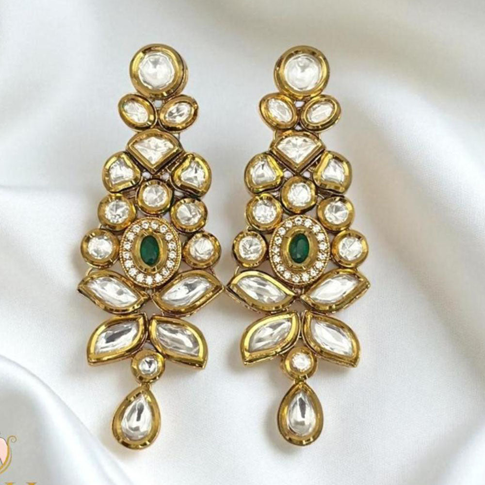 Jewel Addiction Trendy Pota And Austrian Stone Dangler Earrings