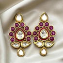 Jewel Addiction Trendy Pota And Meenakari Dangler Earrings