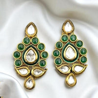 Jewel Addiction Trendy Pota And Meenakari Dangler Earrings