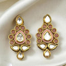 Jewel Addiction Trendy Pota And Meenakari Dangler Earrings