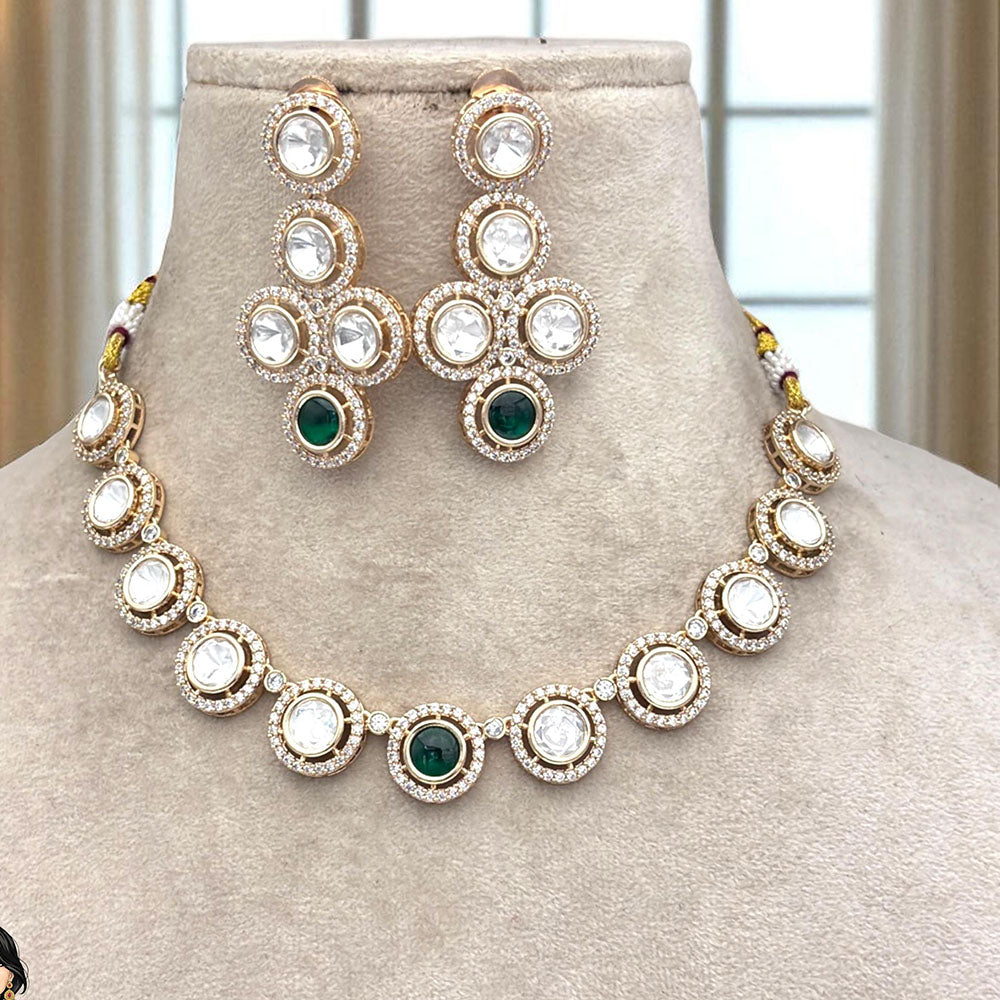 Jewel Addiction Sparkling Pota And Austrian Stone Necklace Set