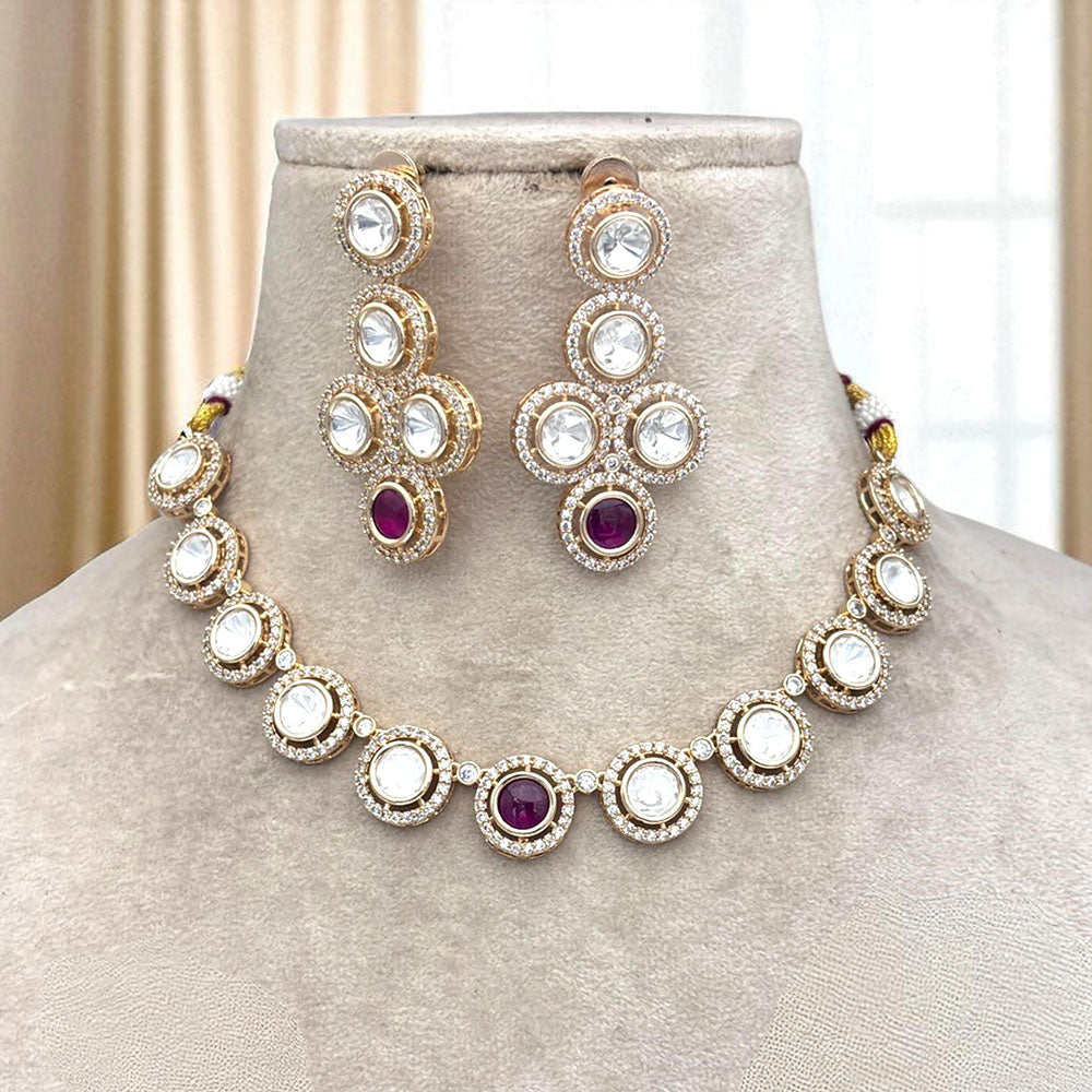 Jewel Addiction Sparkling Pota And Austrian Stone Necklace Set