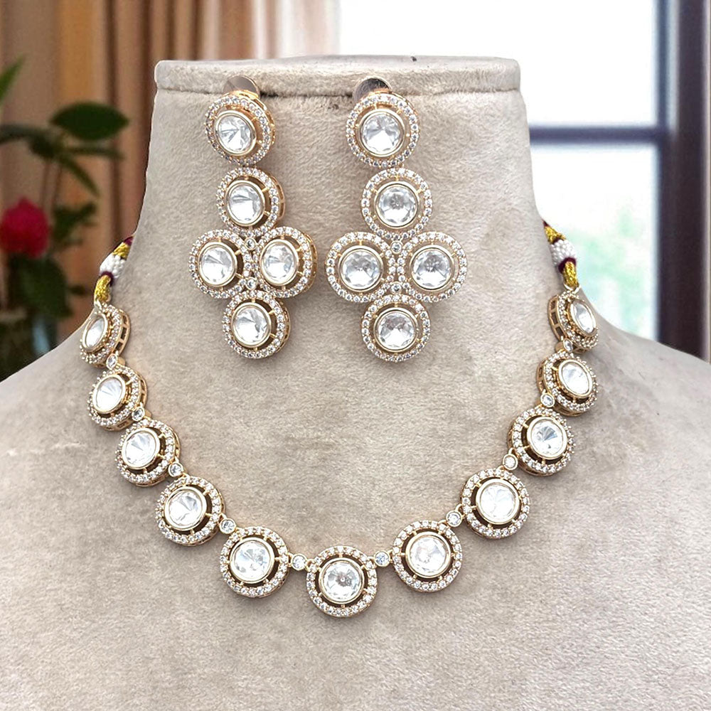 Jewel Addiction Sparkling Pota And Austrian Stone Necklace Set