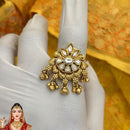 Jewel Addiction Designer Elegant Pota And Kundan Stone Ring