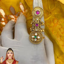 Jewel Addiction Ethnic Elegance Kundan And Pearl Ring
