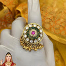Jewel Addiction Ethnic Elegance Kundan And Pearl Ring