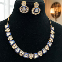 Jewel Addiction Sparkle Shine Royal Kundan Necklace Set