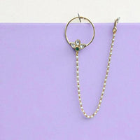 Jewel Addiction Anthic Kundan and Pearl Nath Nose Ring for Women & Girls