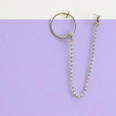 Jewel Addiction Stylish Crystal and Pearl Nath Nose Ring for Women & Girls