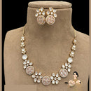 Jewel Addiction Luxury Polki Kundan Necklace Set For Wedding And Festive Wear