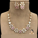 Jewel Addiction Luxury Polki Kundan Necklace Set For Wedding And Festive Wear
