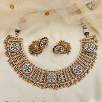 Jewel Addiction Timeless Royal Kundan And Pearl Necklace Set