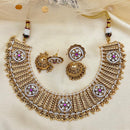 Jewel Addiction Timeless Royal Kundan And Pearl Necklace Set