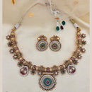 Jewel Addiction Timeless Royal Kundan And Pearl Necklace Set