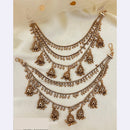 Jewel Addiction Traditional Copper Finish  Multi Layer Kan Chain  Earrings