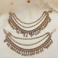 Jewel Addiction Traditional Copper Finish Pearl Multi Layer Kan Chain 