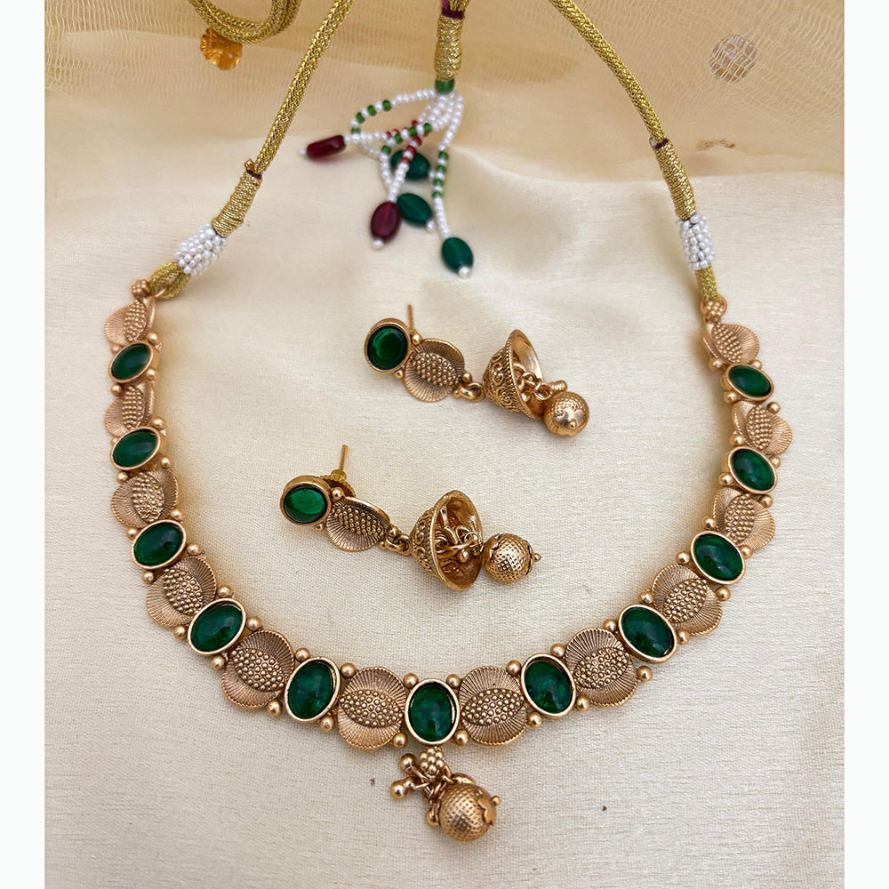 Jewel Addiction Elegant Crystal Stone Necklace Set Party and Wedding Wear