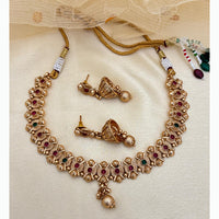 Jewel Addiction Elegant Crystal Stone Necklace Set Party and Wedding Wear