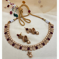 Jewel Addiction Elegant Crystal Stone Necklace Set Party and Wedding Wear