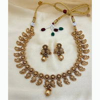 Jewel Addiction Elegant Gold Necklace Set Pure Gold Plated Design For All Occassions