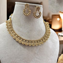 Jewel Adiction Stunning Gold Plated Necklace Set with Enthic Design for Weddings Occasions
