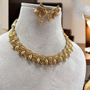 Jewel Adiction Stunning Gold Plated Necklace Set with Enthic Design for Weddings Occasions