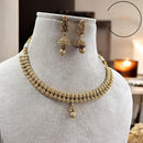 Jewel Adiction Stunning Gold Plated Necklace Set with Enthic Design for Weddings Occasions