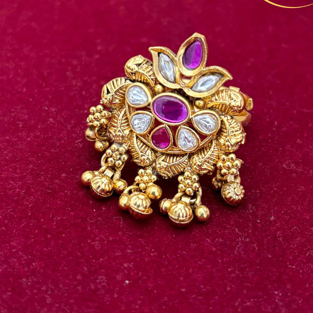 Jewel Addiction Elegant Pota Stone Finger Ring