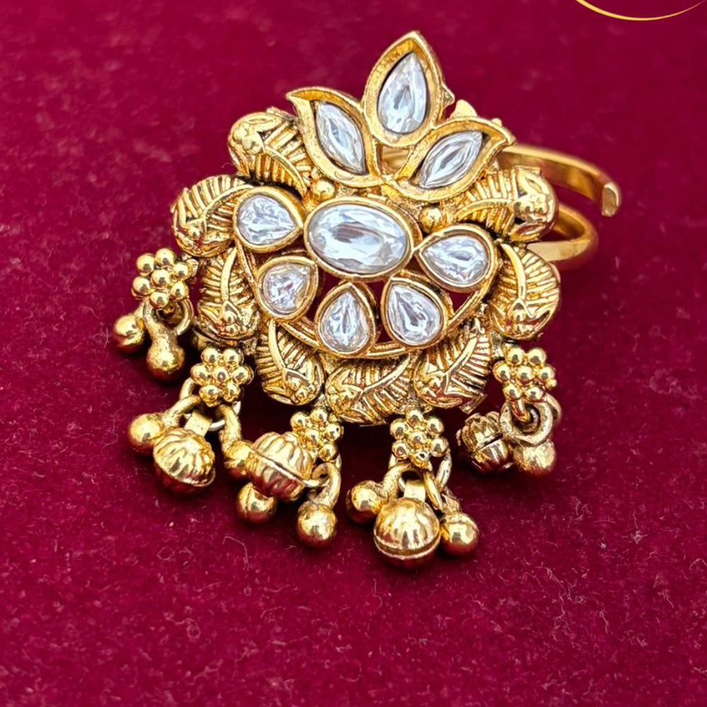 Jewel Addiction Elegant Pota Stone Finger Ring