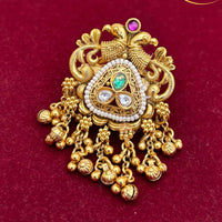 Jewel Addiction Graceful Pota Stone and Pearl Finger Ring