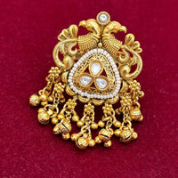 Jewel Addiction Graceful Pota Stone and Pearl Finger Ring