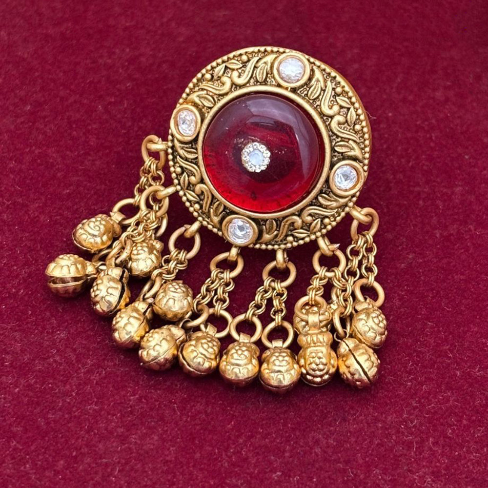 Jewel Addiction Glam Shine Pota Stone Designer Finger Ring