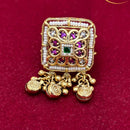 Jewel Addiction Glam Shine Pota Stone And Pearl Designer Finger Ring